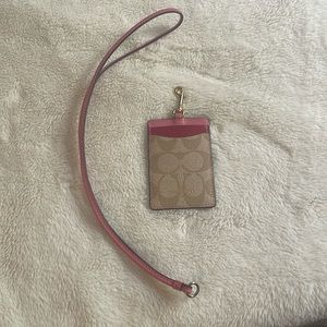 Coach I.D lanyard